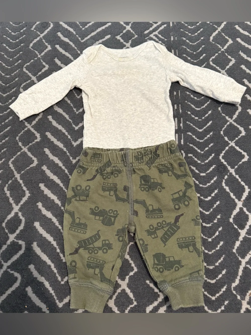 Baby boy onesie and pants set